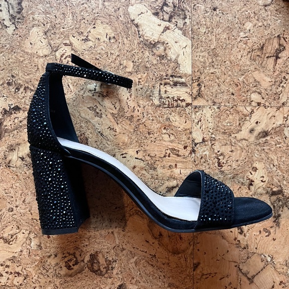 Sparkly Black Heels - Picture 2 of 2